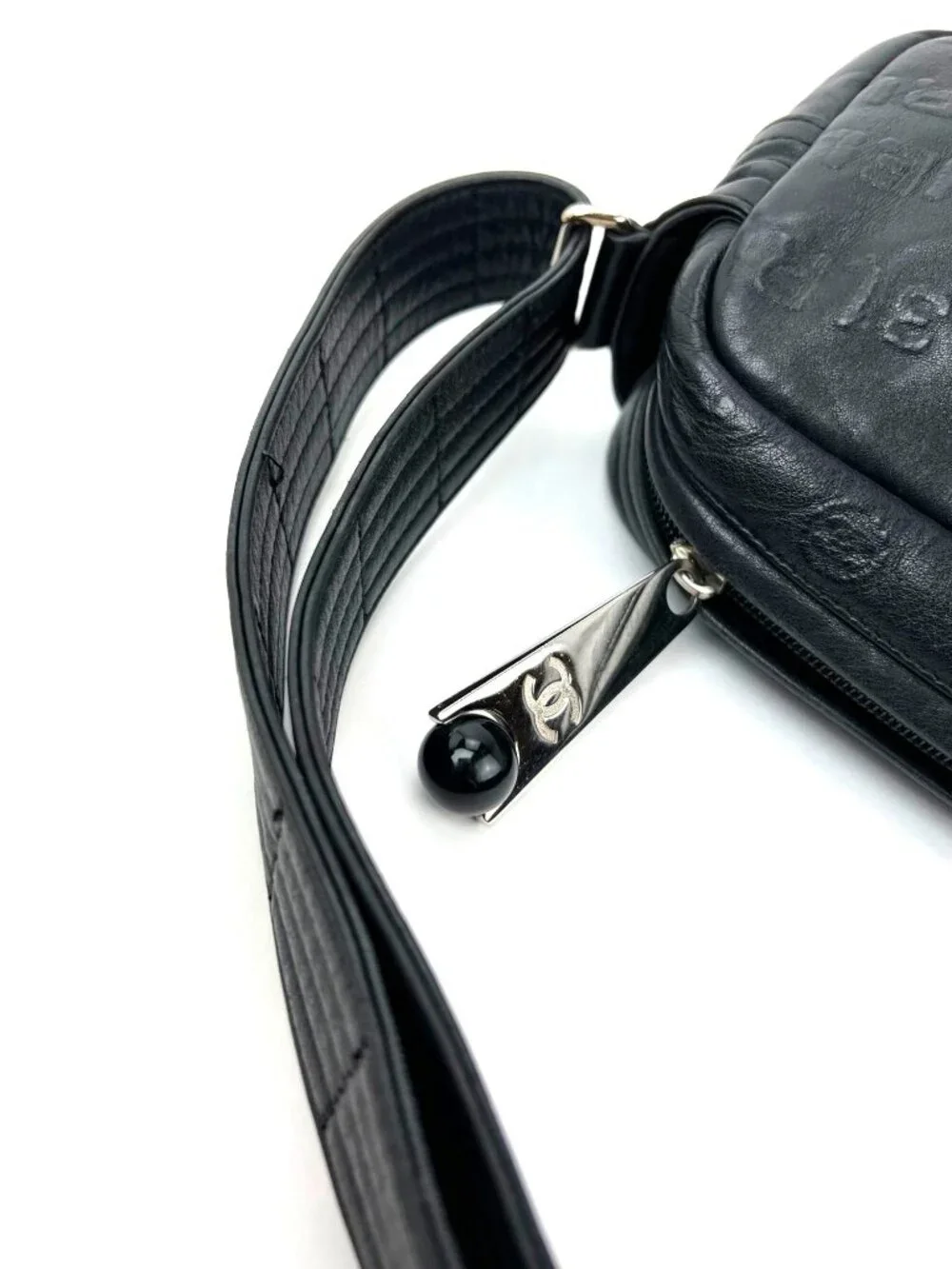 Chanel Unlimited Camera Black Lambskin Vintage Shoulder Bag